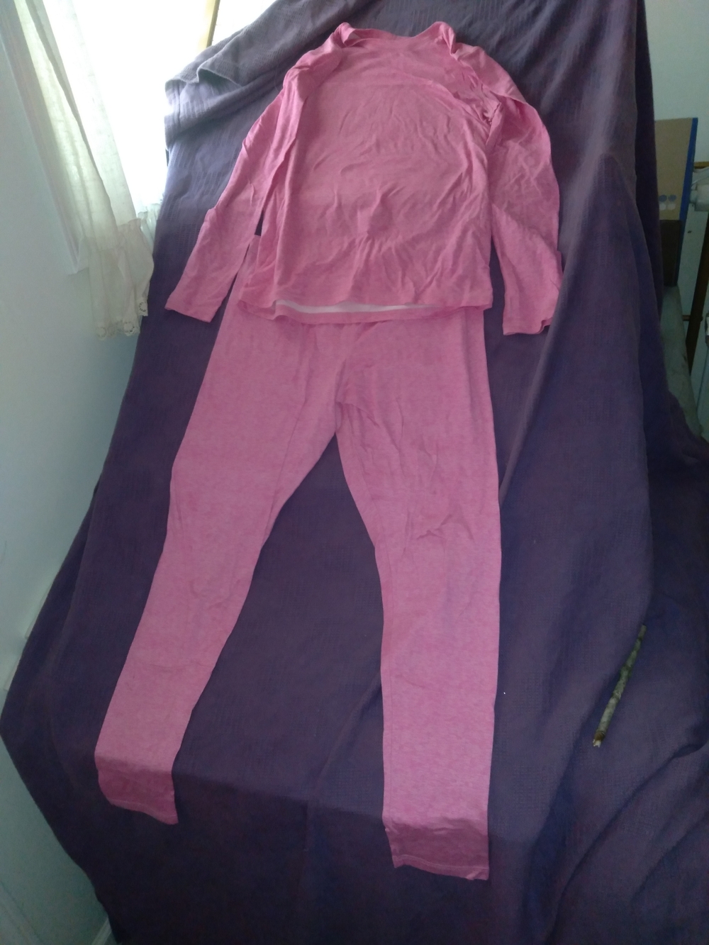 Pink Long Sleeve Pajama Set
